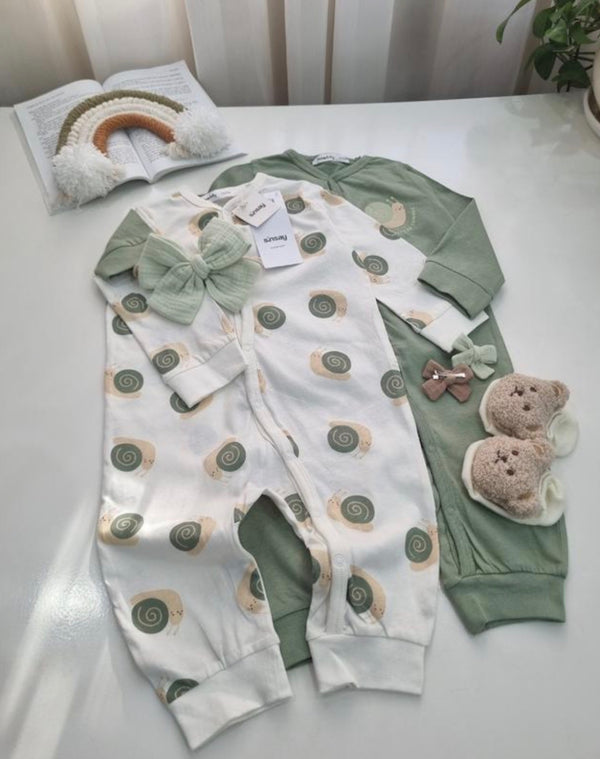 Sinsay Pack of 2 Baby Rompers – Soft Cotton Newborn Bodysuits for Boys & Girls